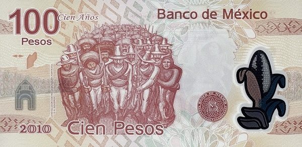 billete de 100 pesos mexicanos