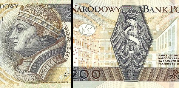 200 zlotys polonia 2015